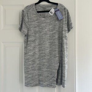 Motherhood Maternity Nursing Gray T-Shirt Small NWT